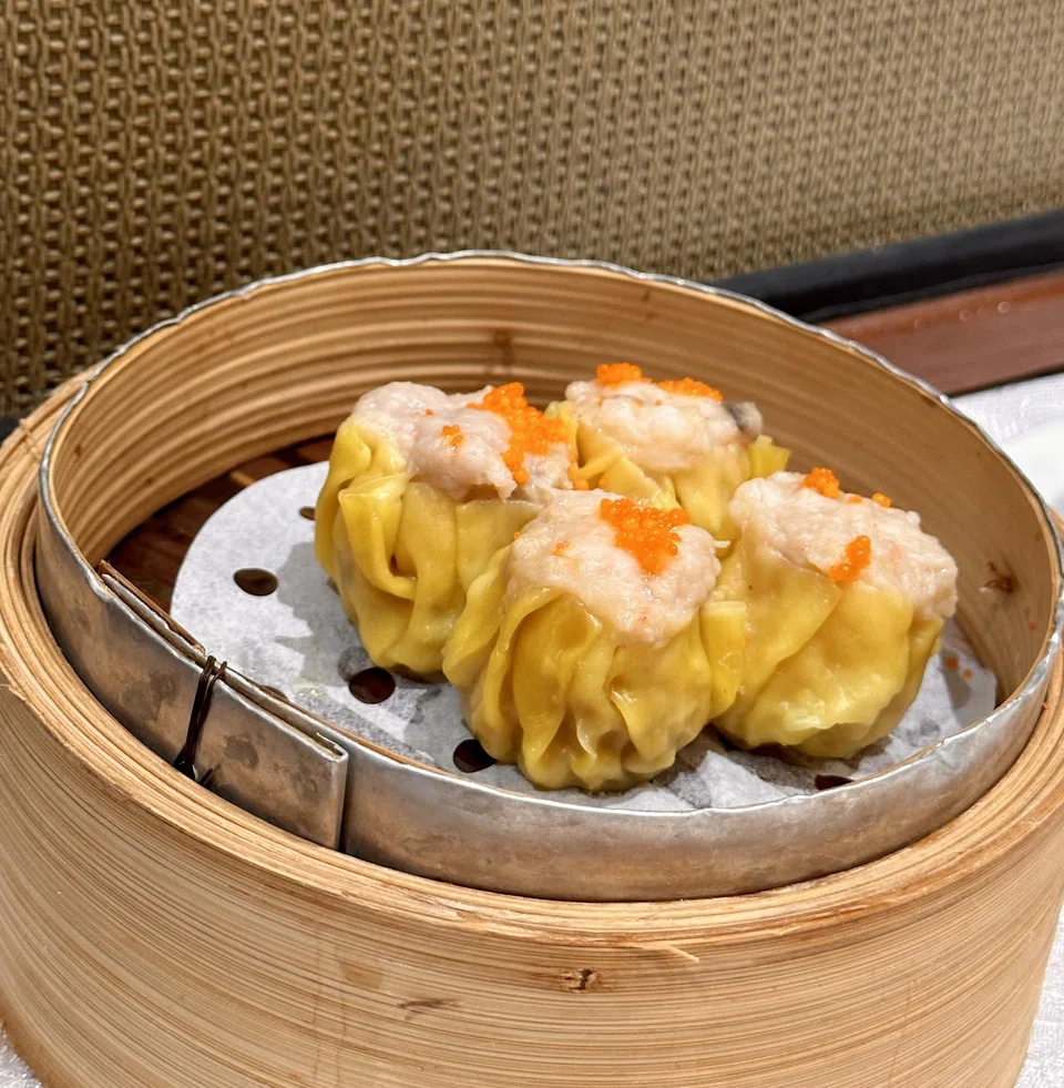 Siew mai has juicy bits of fat and mushrooms embedded in its bouncy stuffing.