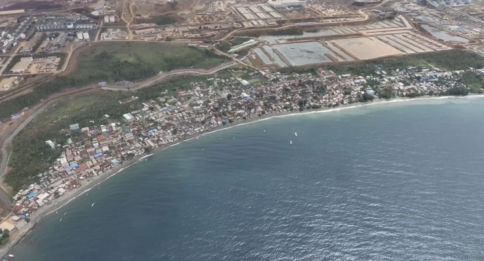 Harita Nickel's operations are located at the remote Obi Island (above) in North Maluku province, and are currently powered by 890 megawatts of captive coal plants.