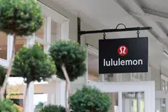 A Lululemon retail store at Bicester Village in Oxfordshire, Britain, Aug 21, 2024. 