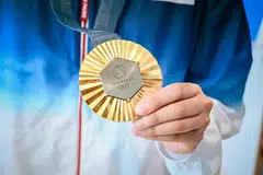 This year’s Olympic medals, which contain an inset made of iron from the Eiffel Tower, were made by the LVMH-owned jeweller Chaumet.