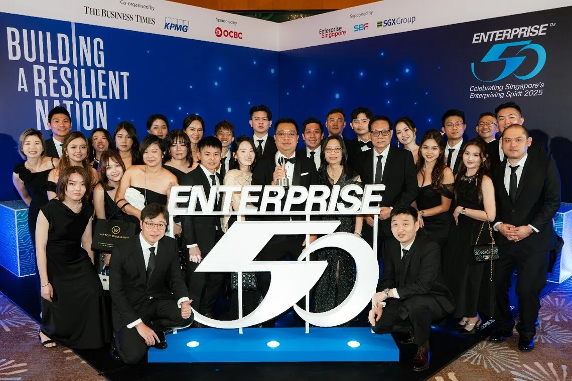 Watch Exchange received an Enterprise 50 Award at the annual awards ceremony, jointly organised by The Business Times and KPMG.