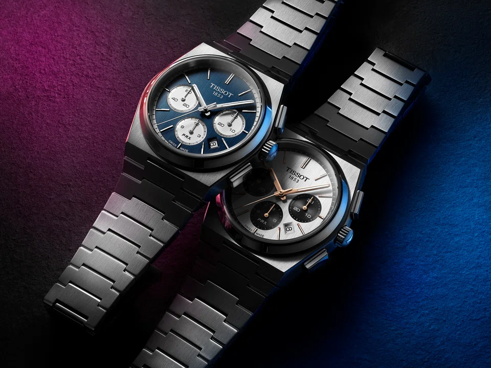 The new PRX Automatic Chronograph is an upsized, upgraded, and uplifted model, as its sporty 42mm case meets a Valjoux A05.H31 Calibre with 60-hour extended power reserve.