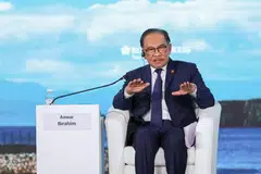 Malaysian Prime Minister Anwar Ibrahim who is visiting Russia says "what we did in terms of oil exploration is certainly within our waters" and both countries would discuss the issue amicably.