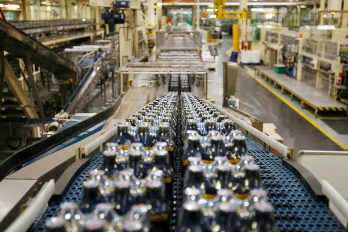 The move could pave the way for Carlsberg to raise its bid for British soft drinks maker Britvic (top), which has rejected two approaches from the Danish firm.