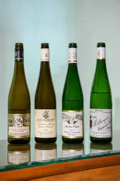 A selection of Riesling wines.
