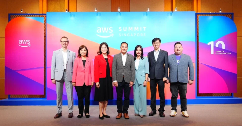 The S$12 billion investment will help meet growing customer demand for cloud services, the Amazon subsidiary says at the AWS Summit. 