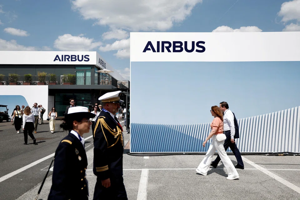 Airbus said it aimed for around 820 commercial aircraft deliveries in 2025, assuming “no additional disruptions to global trade or the world economy.”