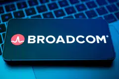 Shares of Broadcom rose about 3 per cent in extended trading.