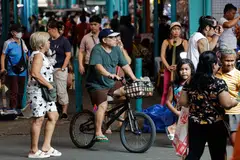 On a seasonally adjusted basis, the Philippine economy grew 1.5 per cent quarter-on-quarter, compared to the median forecast of 1.3 per cent in a Reuters poll of economists