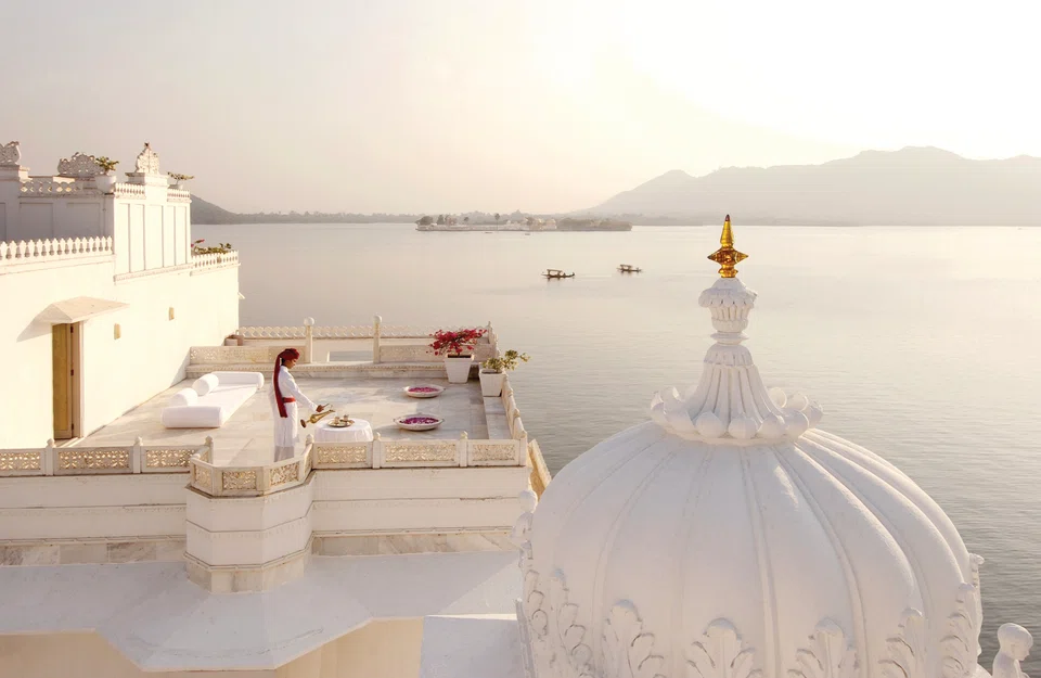 The Taj Lake Palace.