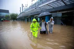 Shenzhen in China's Guangdong province in September 2023; China is no stranger to extreme weather but recent years have seen the country whiplashed by severe floods, grinding droughts and record heat.