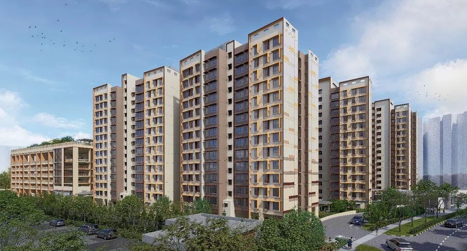 An artist's impression of West BrickVille @ Bukit Batok. The project will be up within two years – one of the shortest wait times ever for a project launched by HDB.