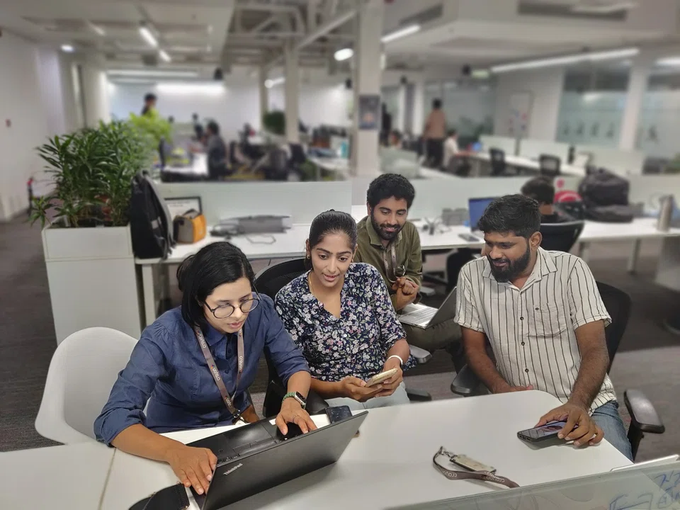 Crayon Data's team at the company's development centre in Chennai, India.