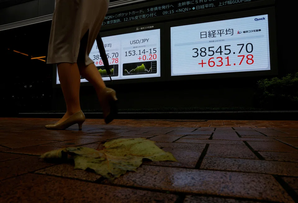 Donald Trump's announcement fuelled a sell-off across most Asian markets, though Hong Kong and Shanghai advanced in early exchanges.