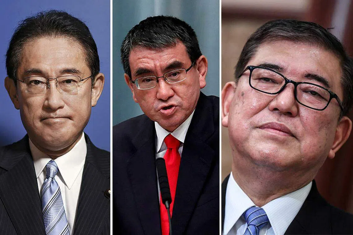 Japan's struggling PM steps down, sets stage for new leader