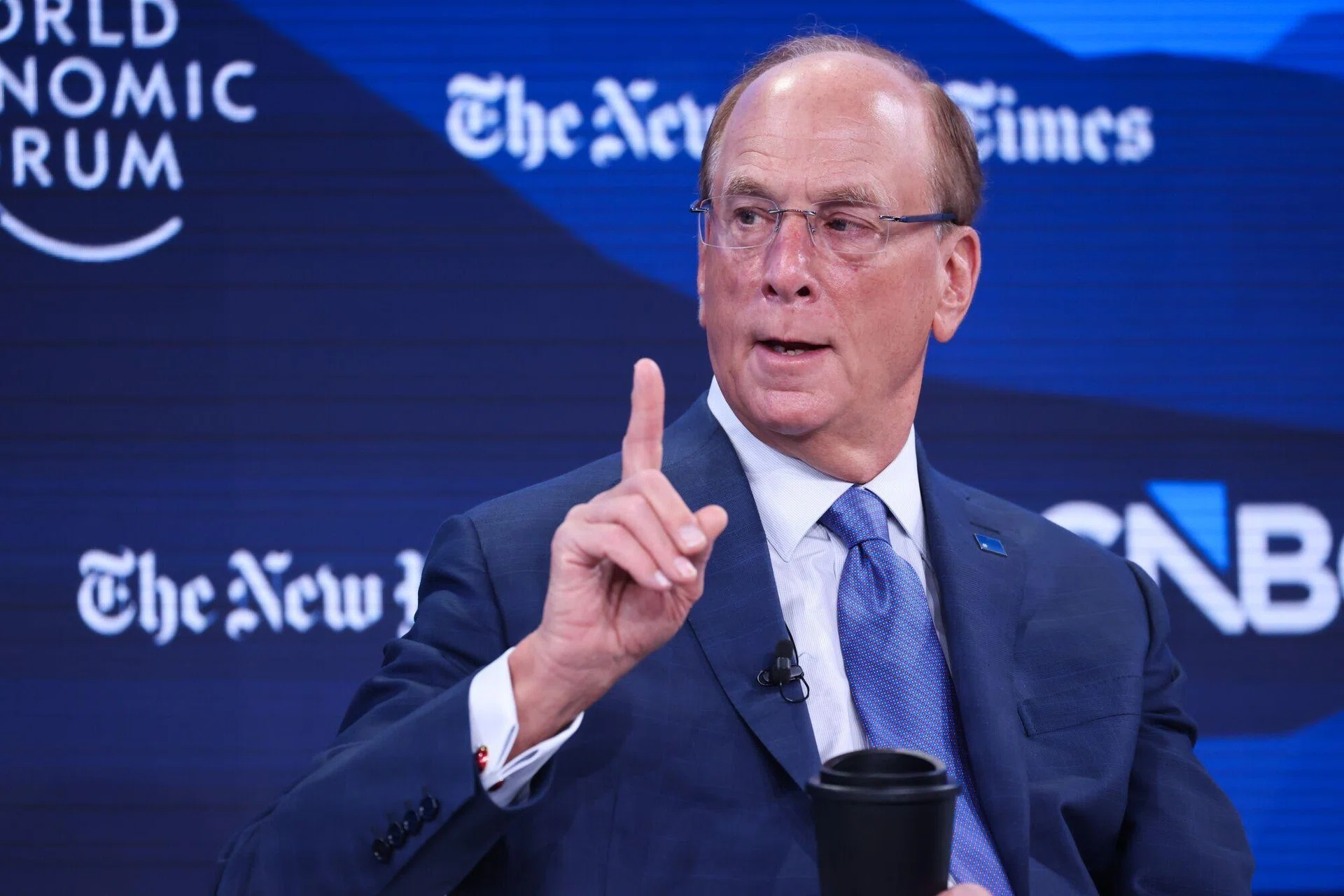Larry Fink ponders moving WEF meetings from Davos to Dublin or Detroit