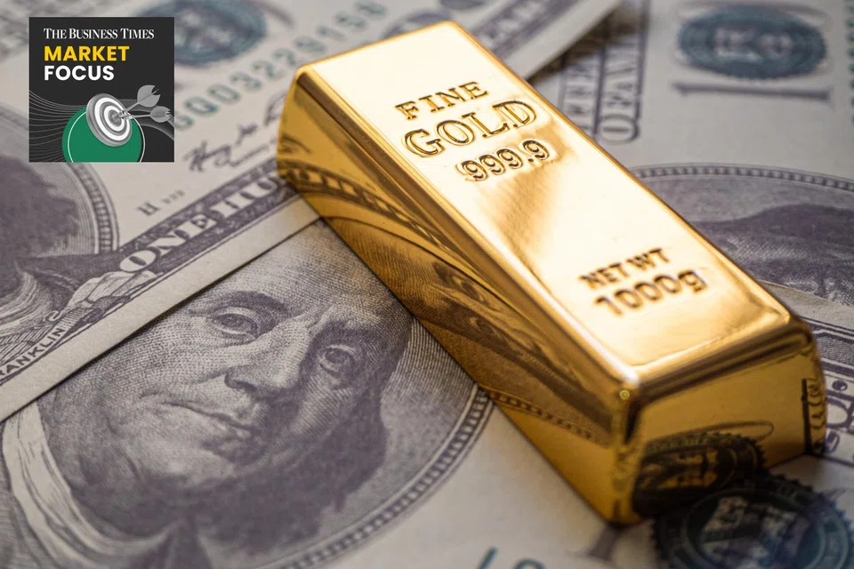 Gold retreated, and the US dollar index is nursing a nine-day decline.