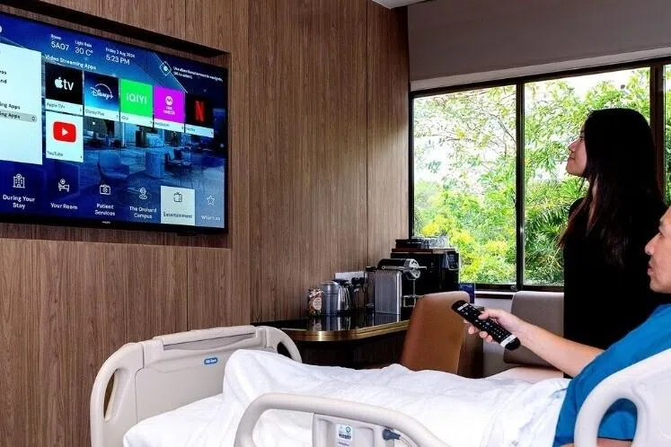 Mount Elizabeth Hospital’s patient platform, LizWorld, consolidates digital wayfinding, in-room services, patient information and self-service requests into a single system