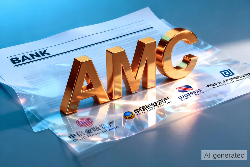 China’s state-owned bad-debt managers are glowing with profits — but it has nothing to do with their core mission.