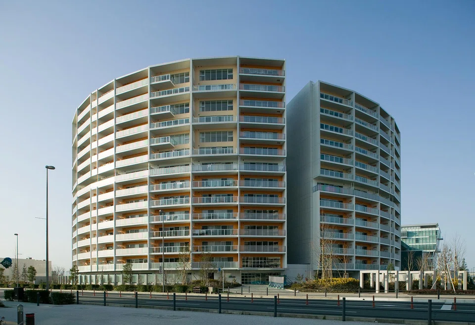 Infini Garden (above) is in Fukuoka - about 1,100 km west of Tokyo - and has a net lettable area of 360,806 square feet.