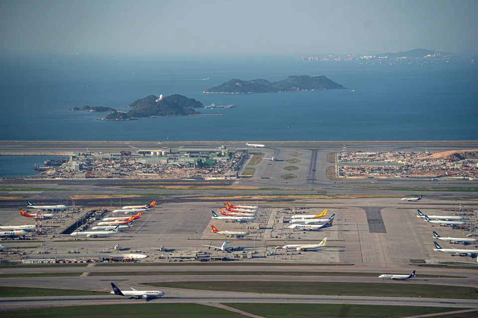 Hong Kong airport’s three-runway system came into operation at the end of November.