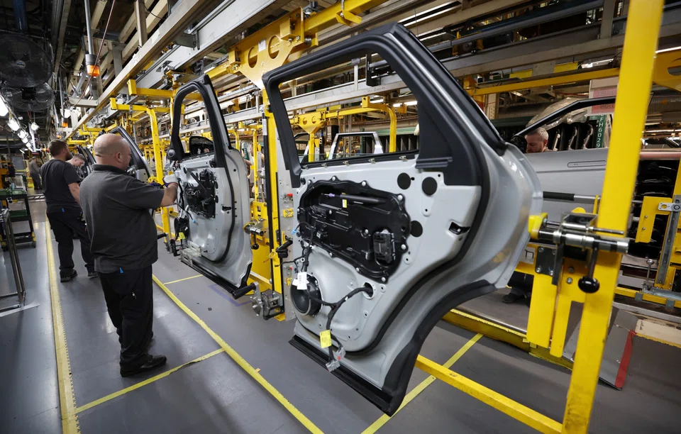 The S&P Global UK Manufacturing Purchasing Managers’ Index sank to 49.9 in October from 51.5 in September, below an initial estimate of 50.3 and just below the 50 level which divides growth from contraction in the survey.
