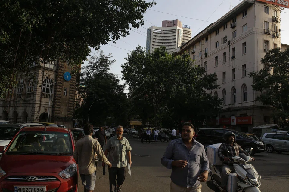 The Bombay Stock Exchange (BSE) building in Mumbai, India. Aggregate Indian equity market capitalisation has risen two-fold in the past 20 years.