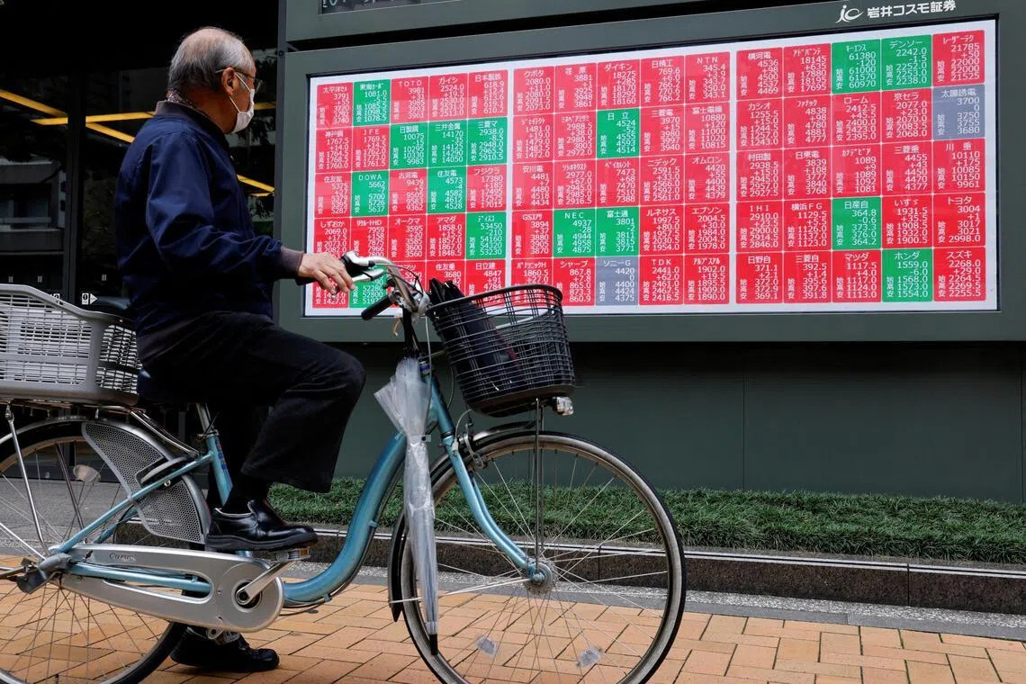 The Nikkei rose 3.92 per cent to 54,720.66 in its biggest daily gain since October 25.