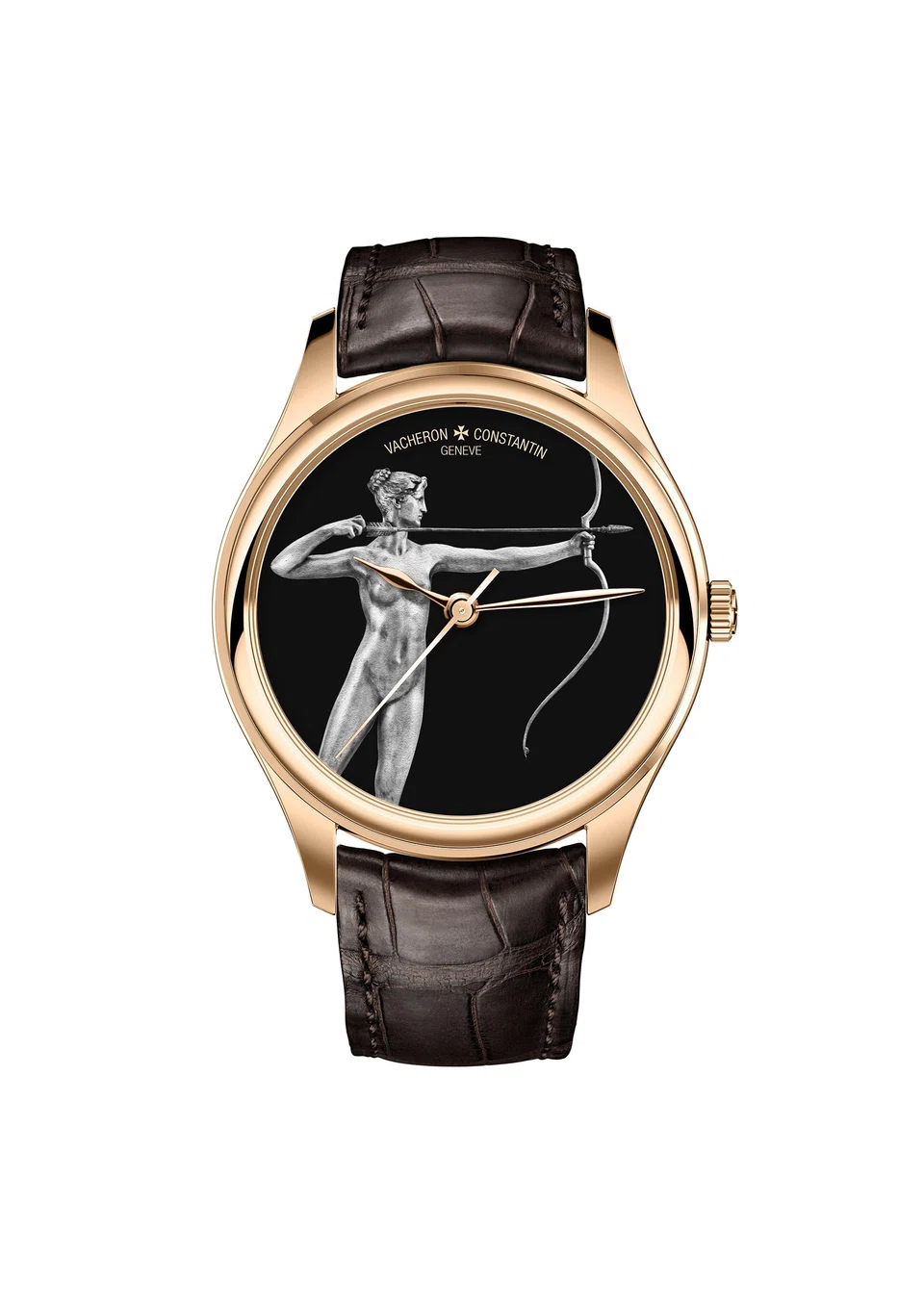  Bespoke Vacheron Constantin watch with an enamel dial rendering of Augustus Saint-Gaudens' Diana.