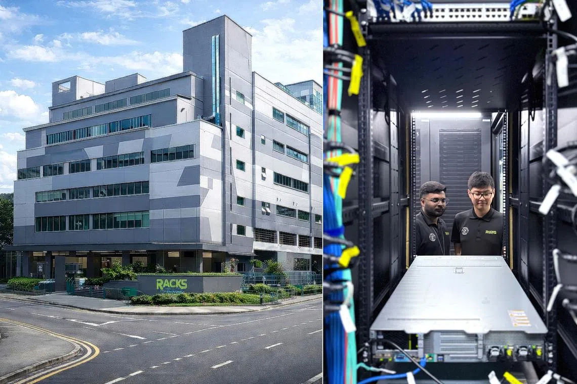 Racks Central’s Tai Seng facility coordinates operations across its regional network, supporting campuses in Singapore, Johor and Batam.