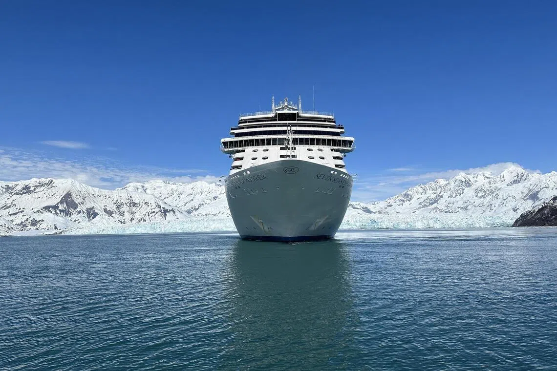 The Seven Seas Explorer in Alaska.