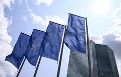 Headline inflation rose slightly recently but remained around the European Central Bank’s 2% target.