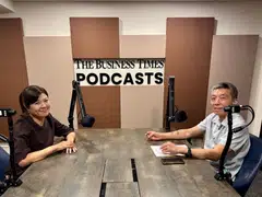 GuocoLand's Dora Chng (left) speaks to BT's Leslie Yee on the PropertyBT podcast.