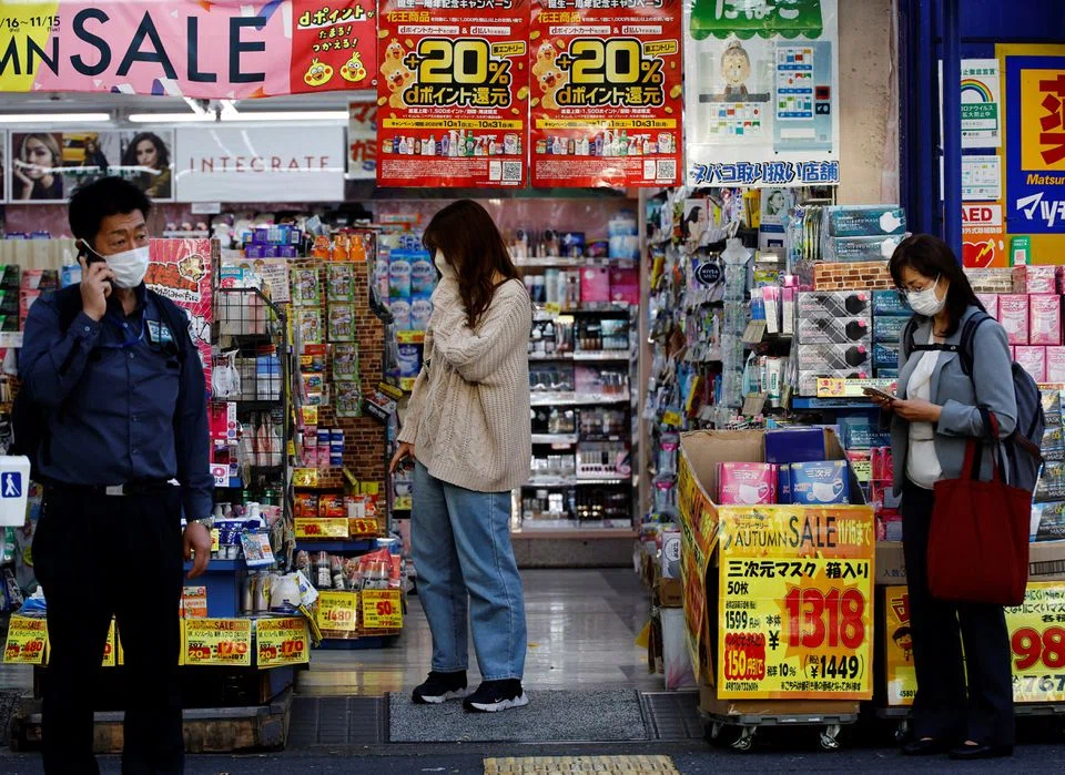 Core consumer inflation in Tokyo remained above the Bank of Japan’s 2 per cent target for six straight months in November. 