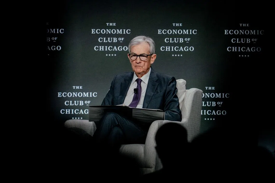 “Our independence is a matter of law,” Fed chair Powell said at the Economic Club of Chicago.
