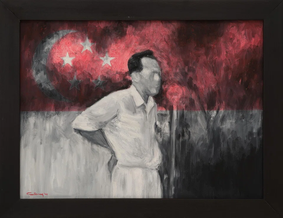 Foo Kwee Horng's painting Majulah (2016) is a spectral meditation on nationhood and memory.