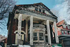 Any buyer could have to reckon with a tangle of bureaucratic challenges: the colonial revival home was declared a landmark in 1981, limiting what changes can be made to it.