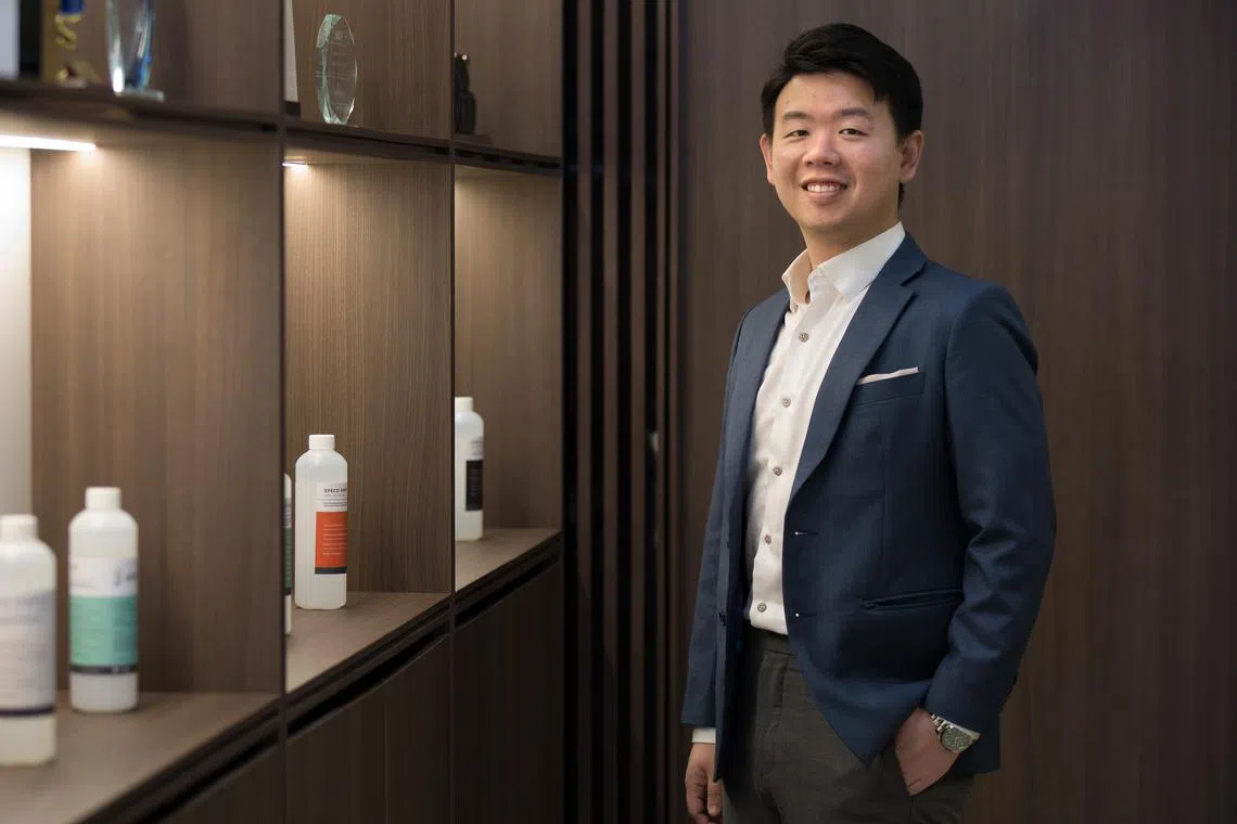 Benjamin Chua, founder and chief executive of Speco, says in the long run, he sees Speco as an “enabler” for sustainability among other enterprises.