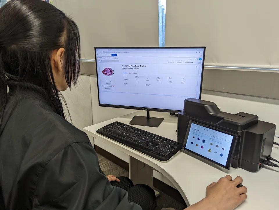 Porolis Technologies' portable device, Kroma, scans gemstones, which are then analysed by a cloud-based AI service to identify key properties.