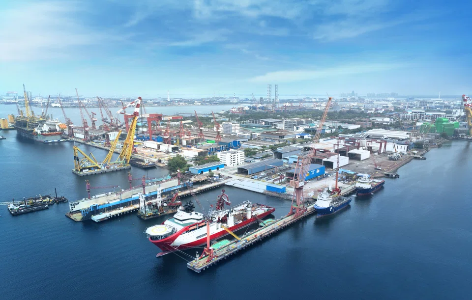 The new "smart yard" is twice the size of Tuas Yard and its greater capacity lets it handle larger and more complex projects with greater efficiency.