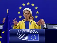 European Commission President Ursula von der Leyen has called for changes to EU state aid rules to address "distortions" created by America's Inflation Protection Act.