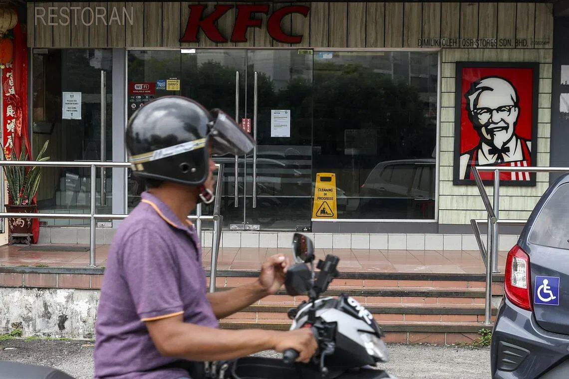 QSR announced this week that KFC Malaysia has temporarily closed outlets in the country due to challenging economic conditions, with local media reports attributing the closures to the boycott campaign.