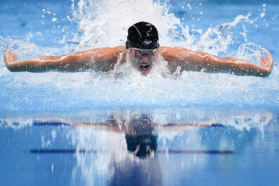 In this file photo taken on Aug 22, 2018 Singapore's Joseph Schooling competes in the final of the men’s 100m butterfly swimming event during the 2018 Asian Games in Jakarta. 