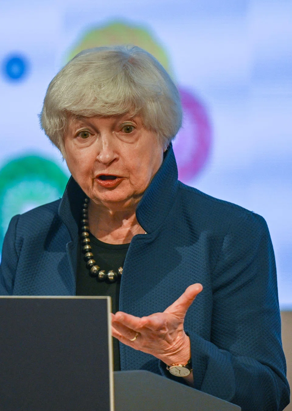 “Of course, the situation in Israel causes additional concerns. I’m not saying soft landing is an absolutely sure thing. But I continue to think it’s the most likely path,” says US Treasury Secretary Janet Yellen.