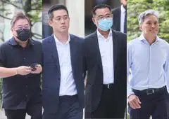 From left: Collin Chiew, David Sin, Daniel Chan and Michael Tan.