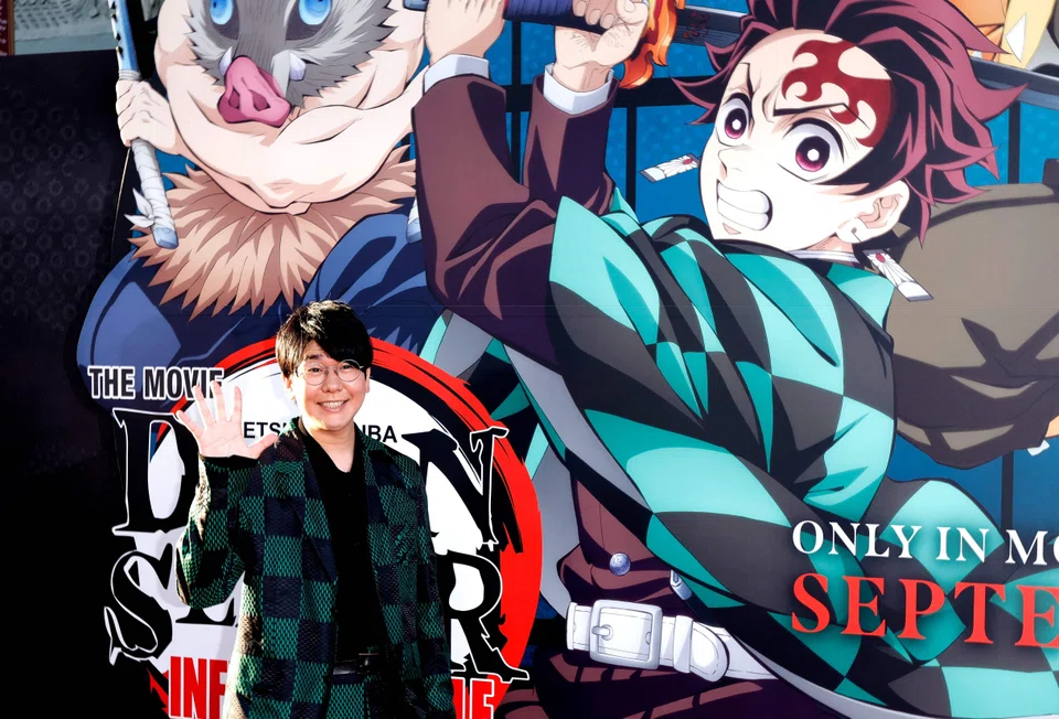 Natuski Hanae, the voice of lead character Tanjiro Kamado, attends the Los Angeles premiere of "Demon Slayer: Kimetsu No Yaiba- Infinity Castle: Part 1" in Hollywood, California on Sep 9.