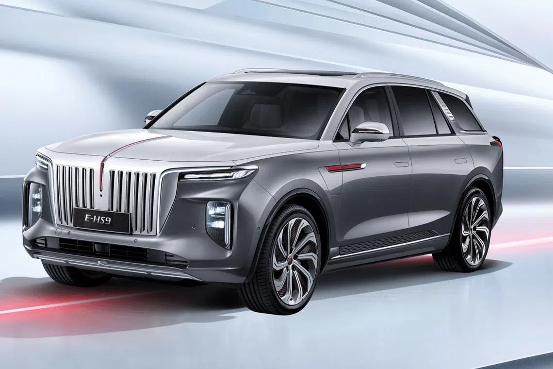 The E-HS9, a fully electric large SUV from the China luxury carmaker, will compete against rivals from BMW and Mercedes-Benz. 
