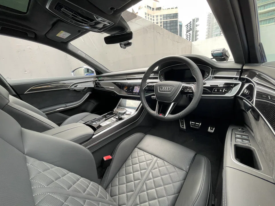 Its sheer size might give you pause, but when you really go for a corner in the Audi, you'll find that you’re more limited by your bravery than the car’s abilities.