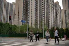 Outstanding loans allocated for real estate project development rose 3.2 per cent from the prior year to 13.56 trillion yuan.