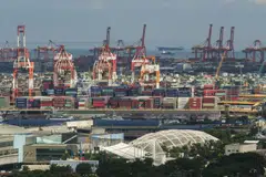 The port of Manila on July 2, 2024. The Philippine economy grew 6.3 per cent in the second quarter from a year earlier.